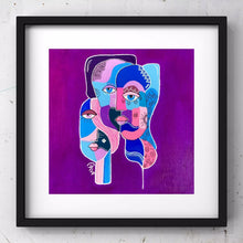 Load image into Gallery viewer, Whispers in Blue and Pink