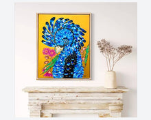 Load image into Gallery viewer, Lucky Black Cockoo (Black Cockatoo)