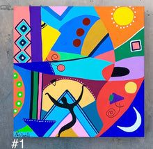 Load image into Gallery viewer, Day & Night (Triptych)