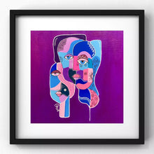 Load image into Gallery viewer, Whispers in Blue and Pink

